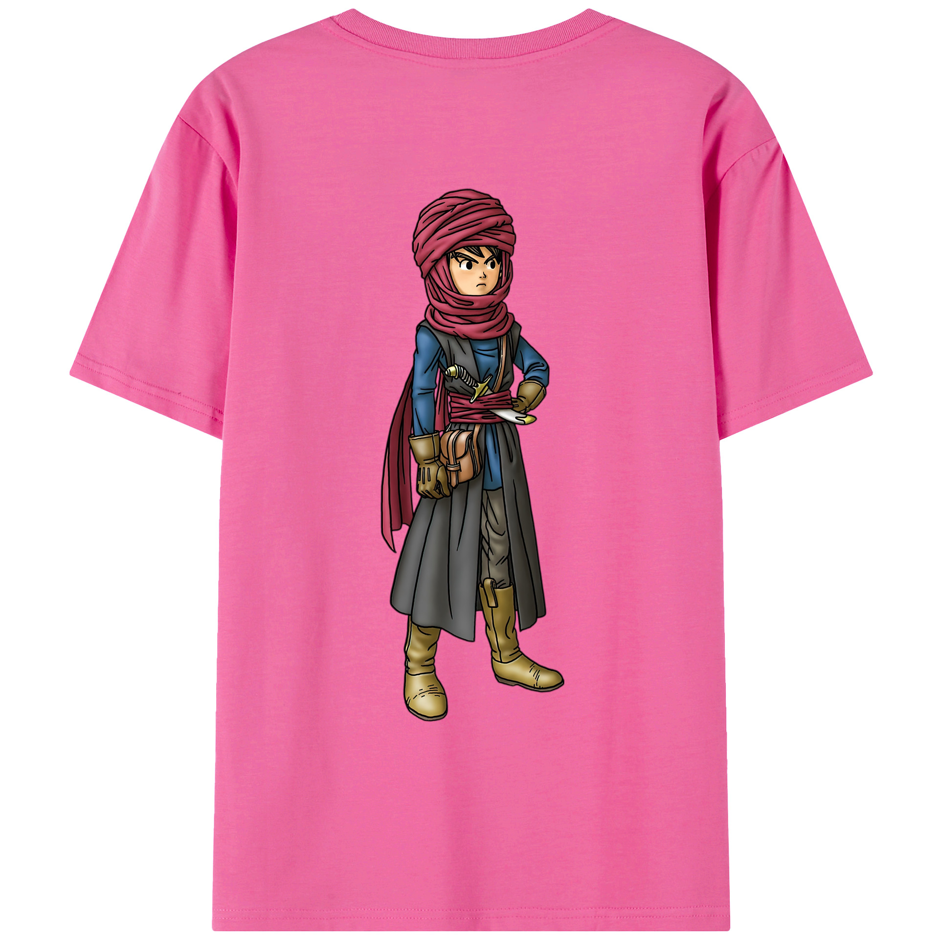 （画像用） ドラゴンクエスト Doragon Kuesuto Dragon Quest レディース半袖Tシャツ(バックプリント)